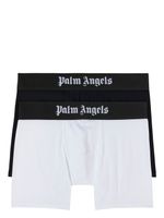 Palm Angels boxers à bande logo (lot de 2) - Blanc