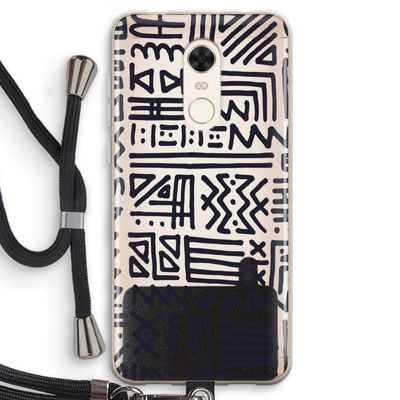Marrakech print: Xiaomi Redmi 5 Transparant Hoesje met koord
