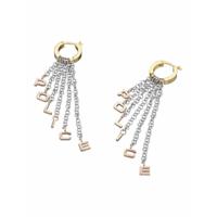 Dames oorbellen Police PJ25596ESSGRG.01 Roestvrij staal 5 cm