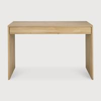 Ethnicraft Bureau 'Wave' Geolied Eikenhout, 120 x 60cm, kleur Naturel