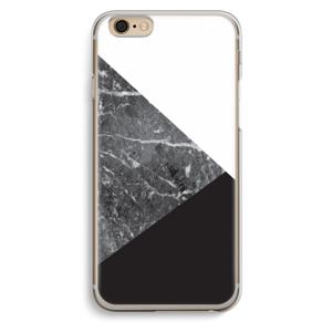 Combinatie marmer: iPhone 6 / 6S Transparant Hoesje