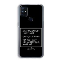 Mijn Motto's: OnePlus Nord N10 5G Transparant Hoesje