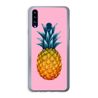 Grote ananas: Samsung Galaxy A20s Transparant Hoesje