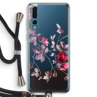 Mooie bloemen: Huawei P20 Pro Transparant Hoesje met koord