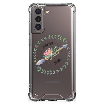 Samsung Galaxy S21 Stevig | Bumper Hoesje | Boho Dreams Samsung Galaxy S21 Stevig | Bumper Hoesje | Boho Dreams