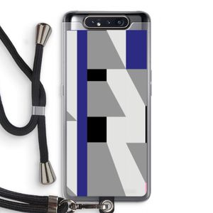Gestalte 2: Samsung Galaxy A80 Transparant Hoesje met koord