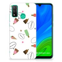 Huawei P Smart 2020 Siliconen Case IJsjes