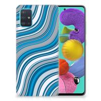 Samsung Galaxy A51 | TPU bumper | Waves Blue