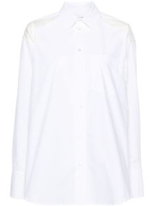 JW Anderson chemise à empiècement contrastant - Blanc