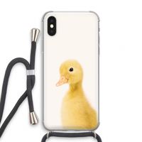 Duke: iPhone X Transparant Hoesje met koord