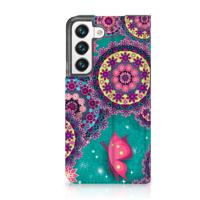 Samsung Galaxy S22 | Bookcase | Cirkels en Vlinders