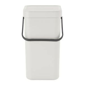 Brabantia Sort & Go Afvalemmer / Opberger 12 L - Grijs