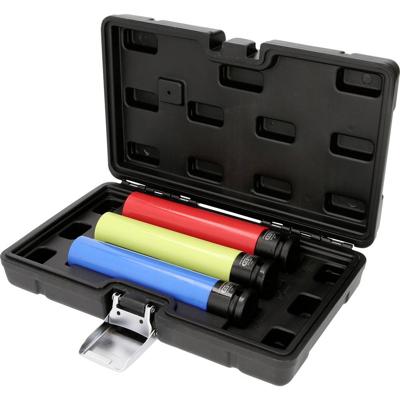 KS Tools 515.0865 Aluminium velgen krachtdopset, extra lang, 3-delig, 1/2, 17, 19, 21 mm