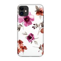 Geschilderde bloemen: Volledig geprint iPhone 11 Hoesje