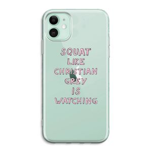 Christian Grey: iPhone 11 Transparant Hoesje
