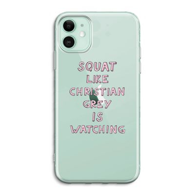Christian Grey: iPhone 11 Transparant Hoesje