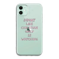 Christian Grey: iPhone 11 Transparant Hoesje