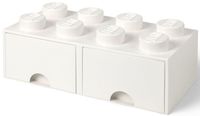 Room Copenhagen LEGO Brick Drawer 8 Wit opbergdoos