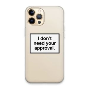 Don't need approval: iPhone 13 Pro Max Transparant Hoesje