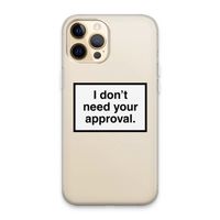 Don't need approval: iPhone 13 Pro Max Transparant Hoesje