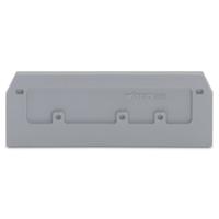 WAGO 280-374 Afsluit- en scheidingsplaat Grijs 100 stuk(s)