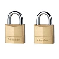 Masterlock 2 x 20mm padlocks ref. 120EURD - keyed alike padlocks - 120EURT - thumbnail