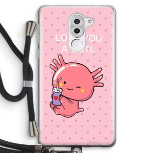 Love You A Lotl: Honor 6X Transparant Hoesje met koord