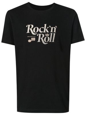 Osklen t-shirt à slogan imprimé - Noir