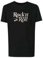 Osklen t-shirt à slogan imprimé - Noir