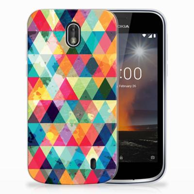 Nokia 1 | TPU bumper | Geruit