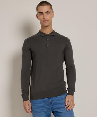 basic trui met polokraag