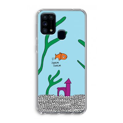 Aquarium: Samsung Galaxy M31 Transparant Hoesje