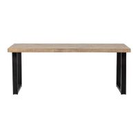 WOOOD Tablo Eettafel Visgraat - 180 x 90 cm - Bruin - thumbnail