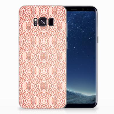 Samsung Galaxy S8 Plus | TPU bumper | Pattern Orange