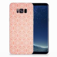 Samsung Galaxy S8 Plus | TPU bumper | Pattern Orange
