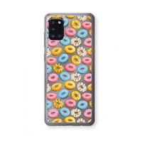 Pink donuts: Samsung Galaxy A31 Transparant Hoesje