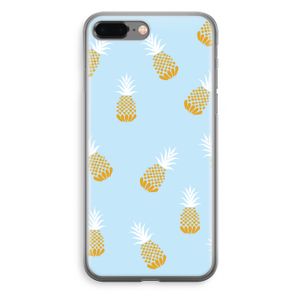 Ananasjes: iPhone 8 Plus Transparant Hoesje