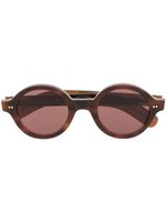 Cutler & Gross 1396 round-frame sunglasses - Marron - thumbnail