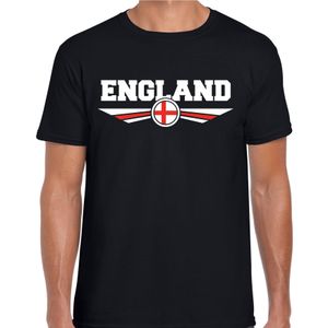 Engeland / England landen t-shirt zwart heren