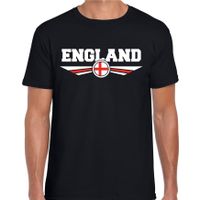 Engeland / England landen t-shirt zwart heren - thumbnail