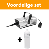 Eurolite Snow 3001 Sneeuwmachine 700W + sneeuwvloeistof 1L