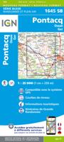 Topografische kaart - Wandelkaart 1645 Pontacq - Ossun - Ger | IGN - Institut Géographique National