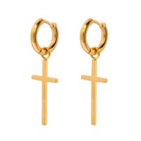 Oorbellen met Kruis Hanger