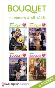 Bouquet e-bundel nummers 4145 - 4148 - Pippa Roscoe, Abby Green, Jackie Ashenden, Louise Fuller - ebook