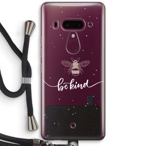 Be(e) kind: HTC U12+ Transparant Hoesje met koord