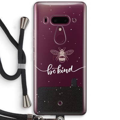Be(e) kind: HTC U12+ Transparant Hoesje met koord