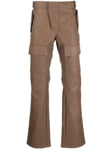 MISBHV pantalon droit à poches cargo - Marron