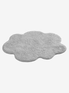 Badstof mat voor babykamer grijs licht