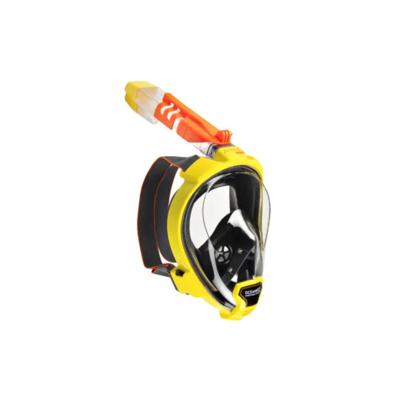 Oceanreef Aria QR+ Geel L Snorkelbril incl clip met glazen op sterkte