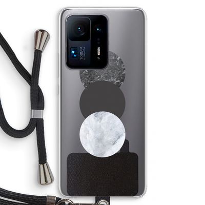 Marmeren cirkels: Xiaomi Mi Mix 4 Transparant Hoesje met koord